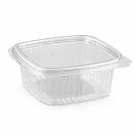 BARQUETTE À CHARNIÈRE CARRÉE 250 ml PET