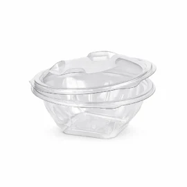 BOL SALADE ROND À CHARNIÈRE  370 ml PET