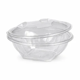 BOL SALADE ROND À CHARNIÈRE  1000 ml PET