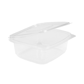 BARQUETTE À CHARNIÈRE CARRÉE 1000 ml PET