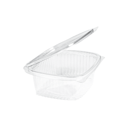 BARQUETTE À CHARNIÈRE RECTANGLE 450 ml PET