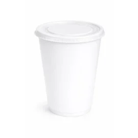 POT CRÈME BLANC 1000 ml AVEC COUVERCLE PP
