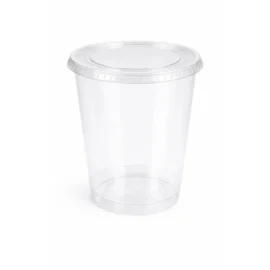 POT CRÈME TRANSPARENT 1000 ml AVEC COUVERCLE PP
